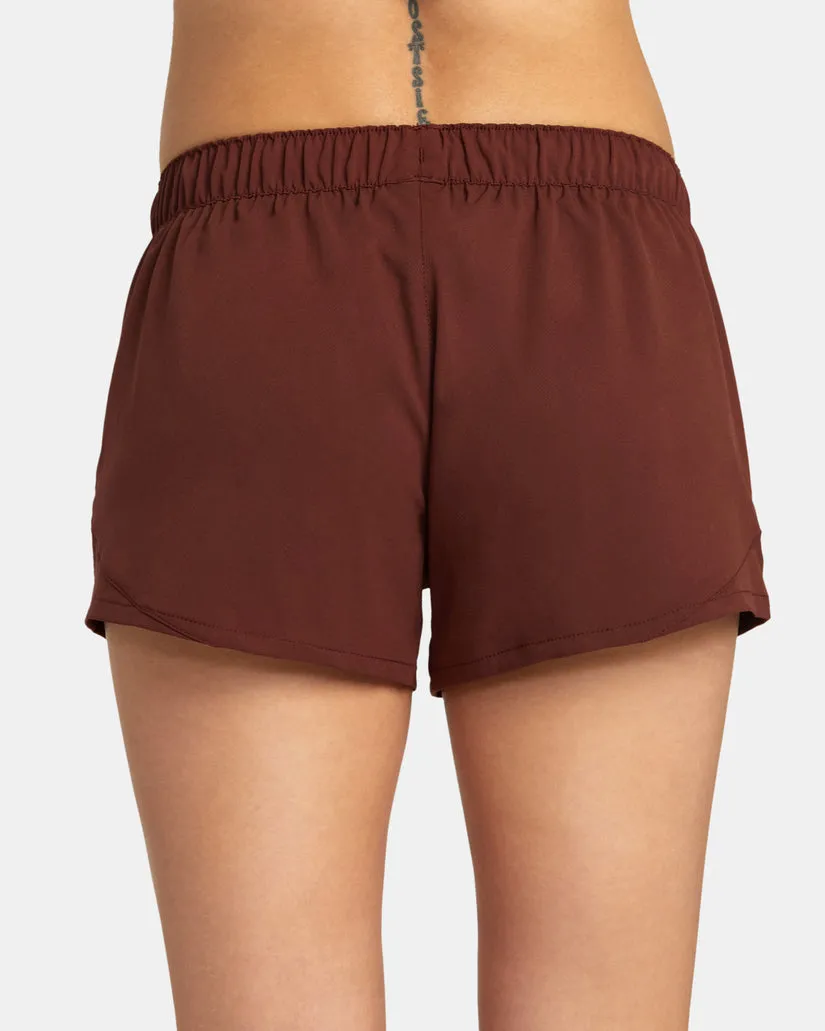 RVCA Womens VA Essential Low-Rise Yogger X Technical Training Shorts