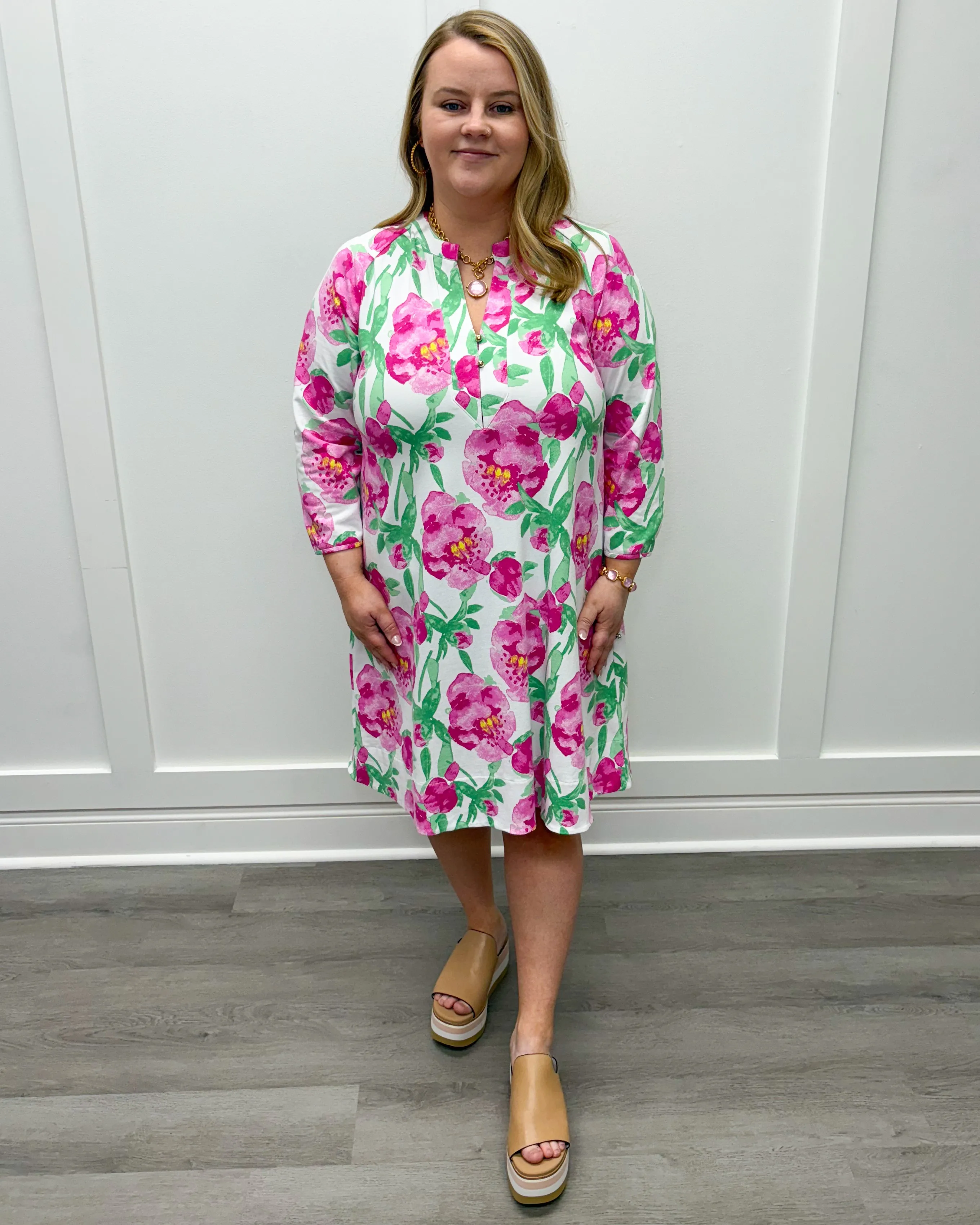 Sam Dress - Painted Peony