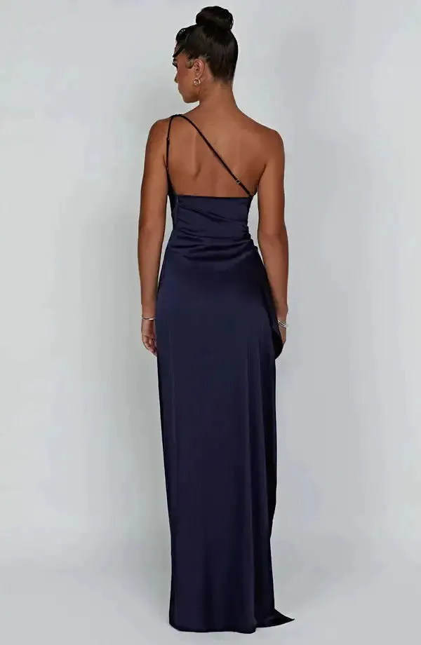 Satin One-Shoulder Sexy Dresses