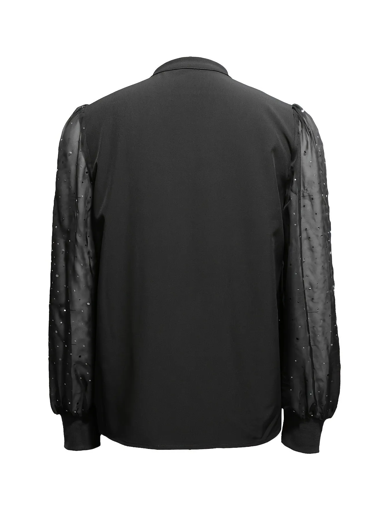 Sequin Aura™ | Women's Formal Blouse | Long Sleeve, Sequin Detail, Lightweight Fabric