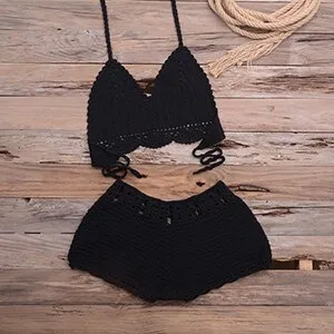 Sexy Bikinis Knitted Crochet Swimsuit