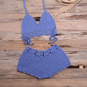 Sexy Bikinis Knitted Crochet Swimsuit