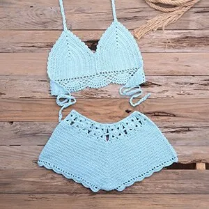 Sexy Bikinis Knitted Crochet Swimsuit