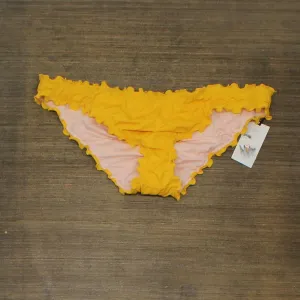 Shade & Shore Women's Ruffle Cheeky Bikini Bottom AFR53