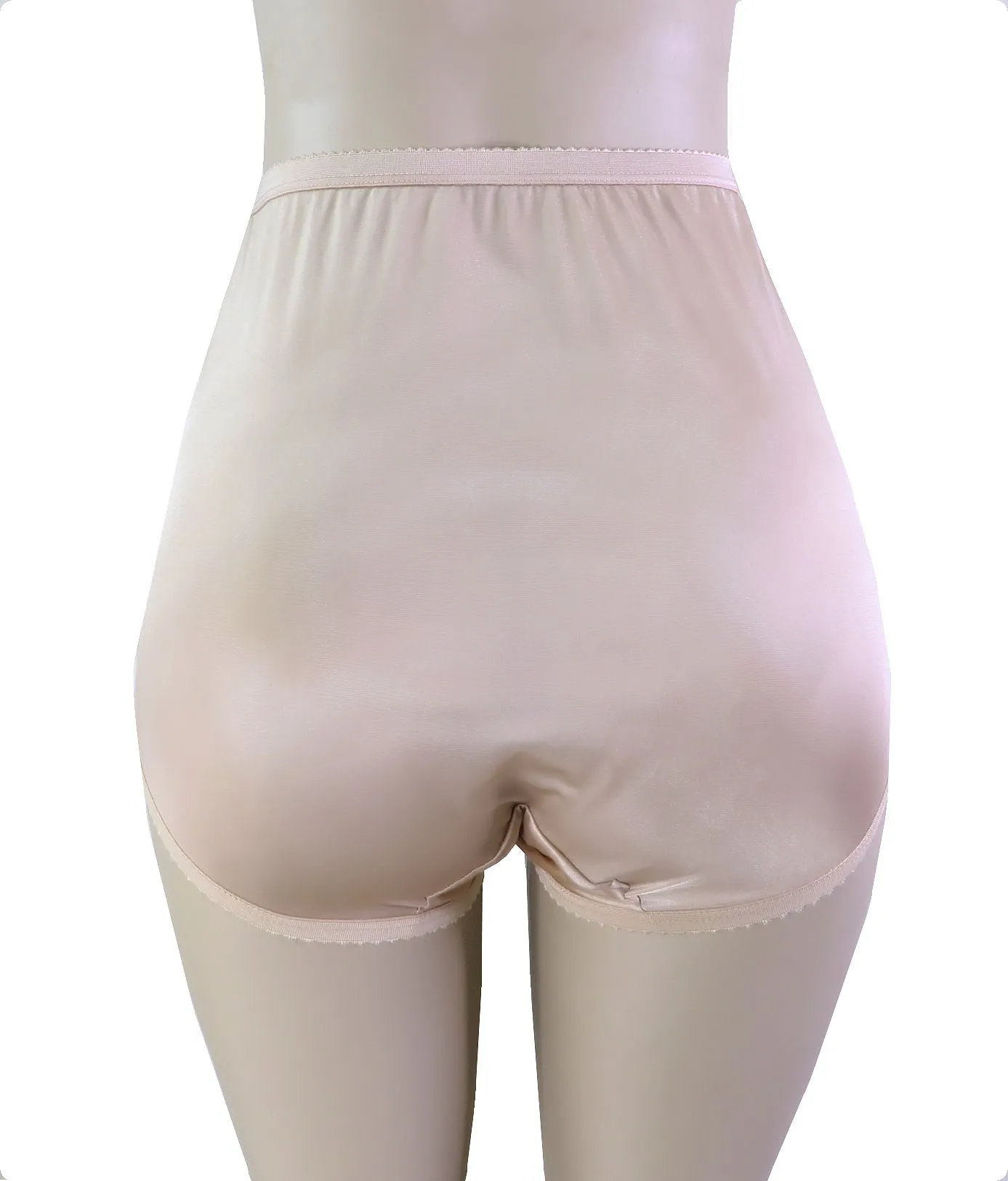 Shadowline Panties Women's Full Brief Silky Nylon Underwear 3-Pack Style 17042