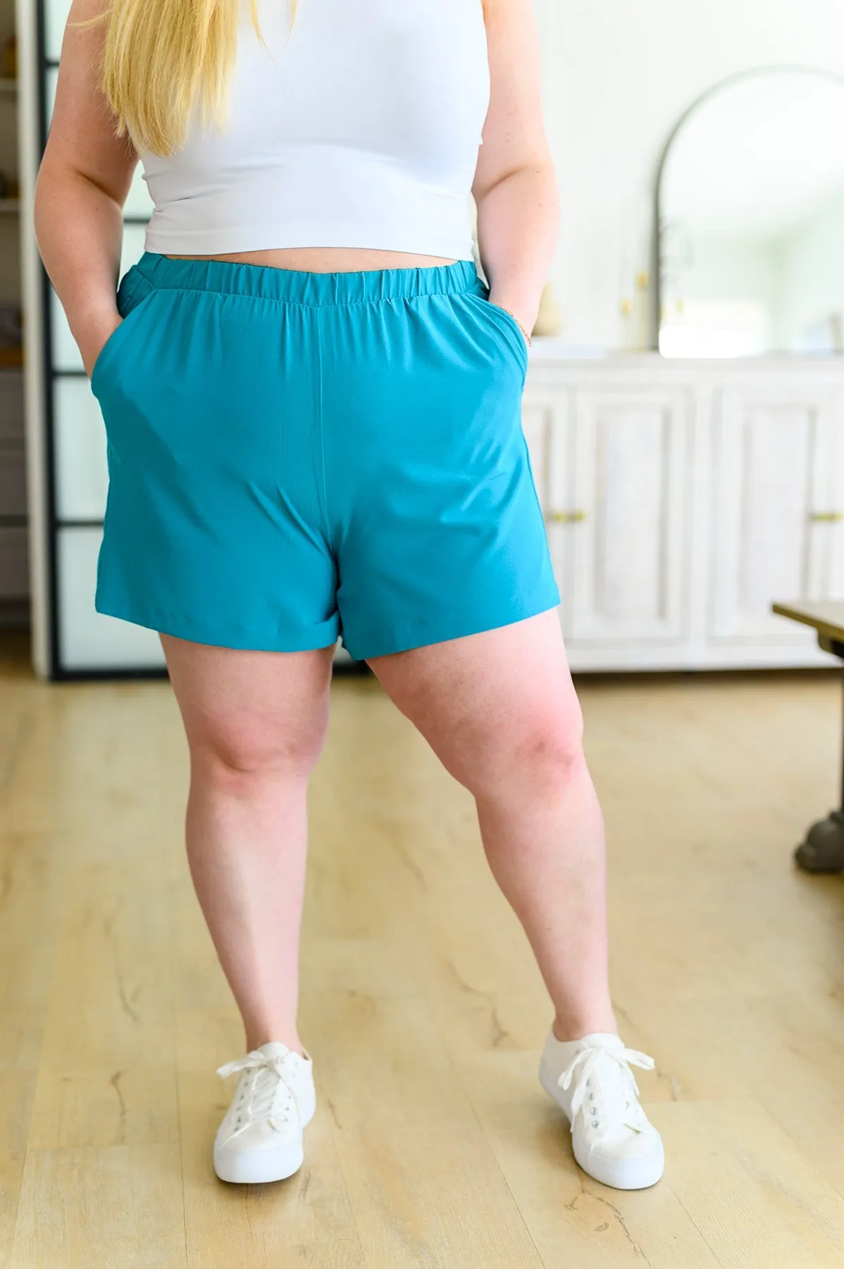 She's Got Game Shorts in Ocean Teal