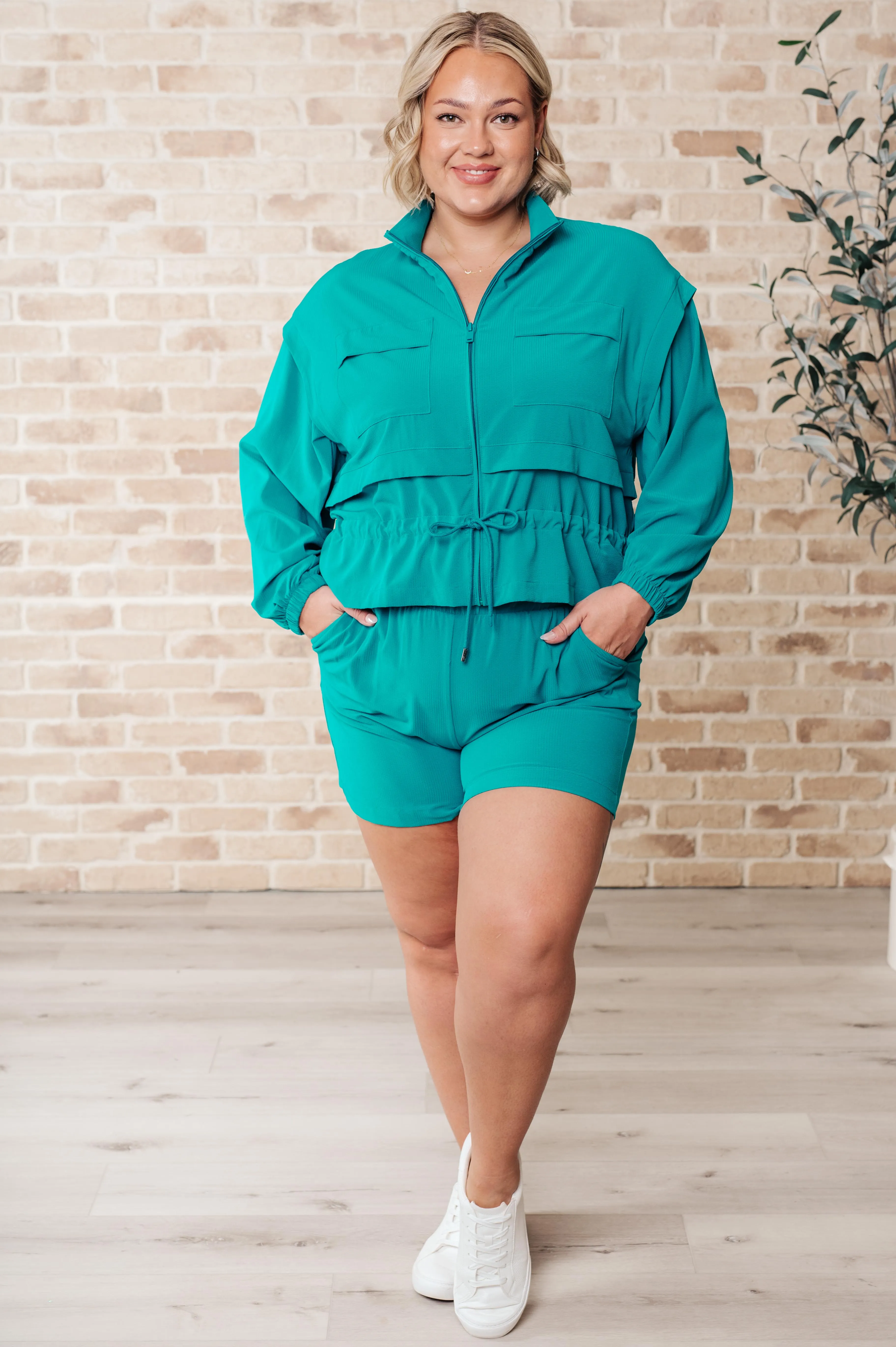 She's Got Game Shorts in Ocean Teal
