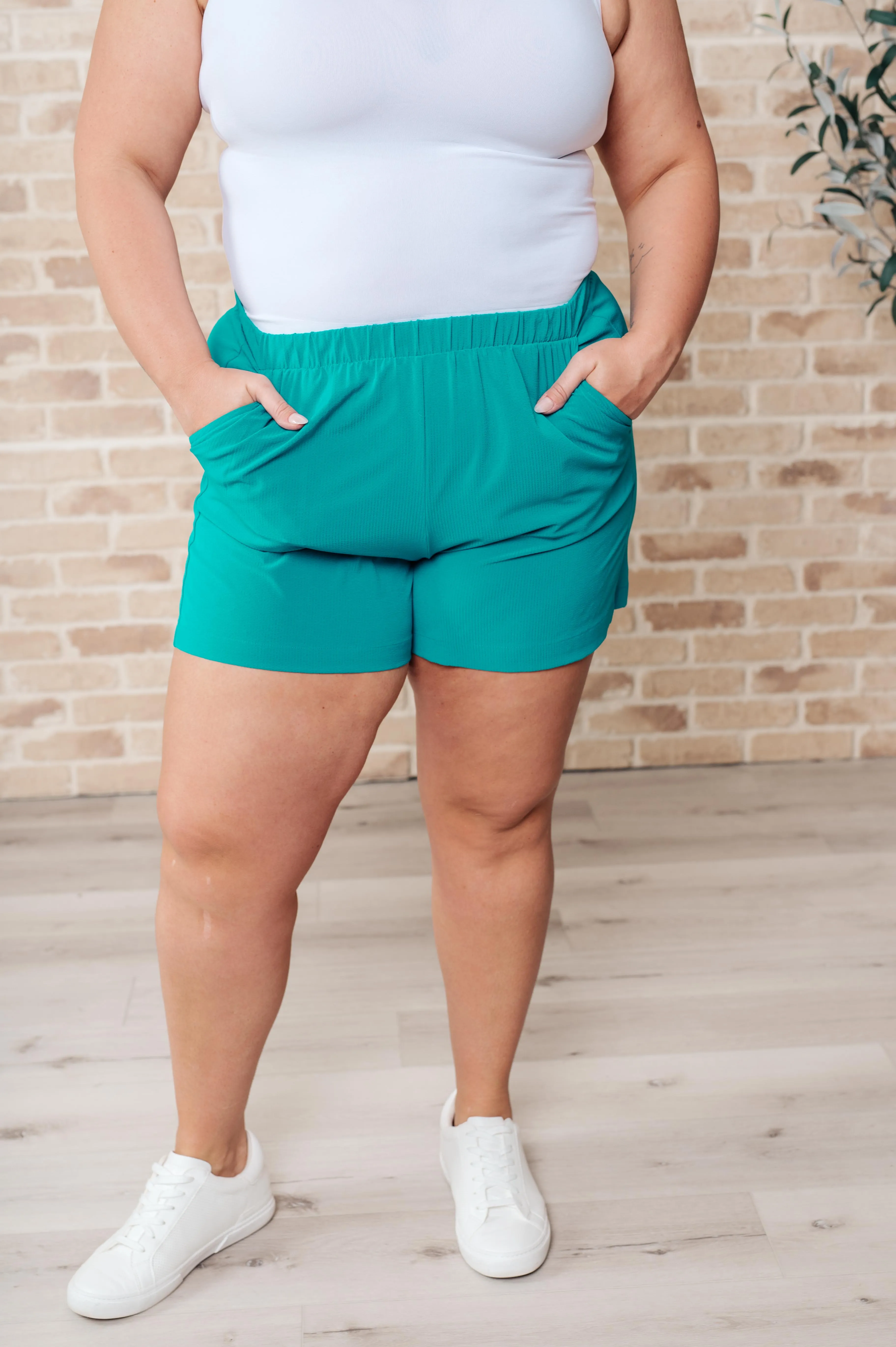 She's Got Game Shorts in Ocean Teal