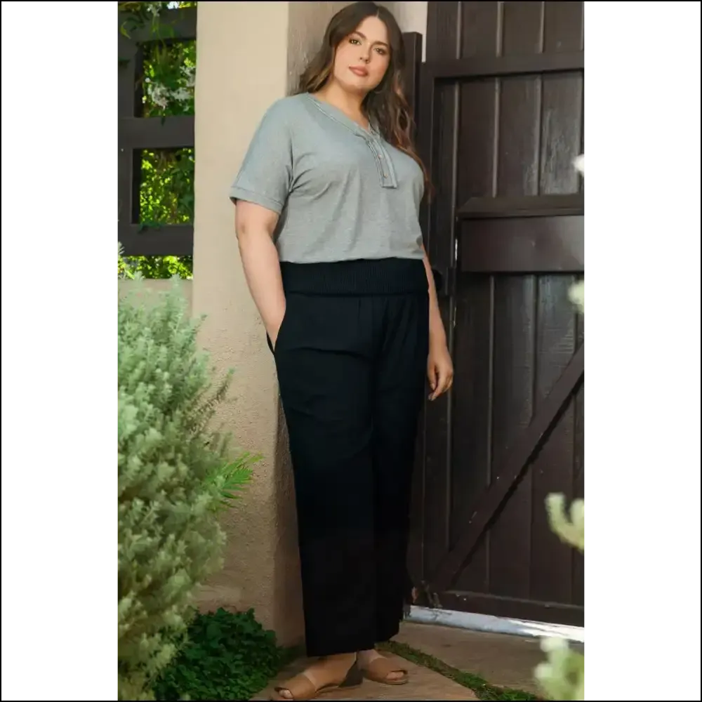 Shirred High Waist Wide Leg Pants: Making your Butt Look  Good. Needful Things. 🍑