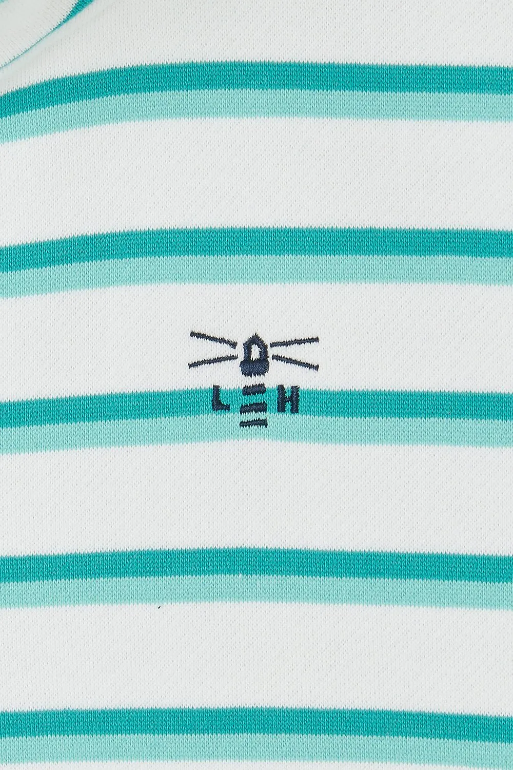 Shore Sweatshirt - Soft Teal Stripe