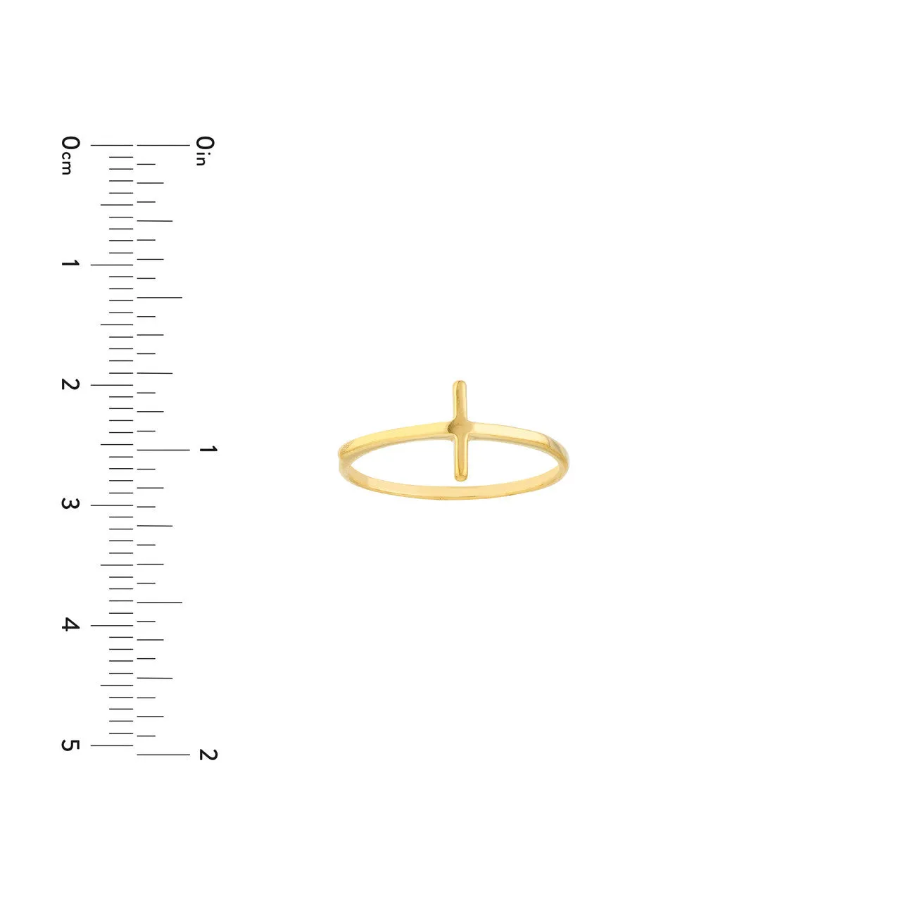 Sideways Cross Ring