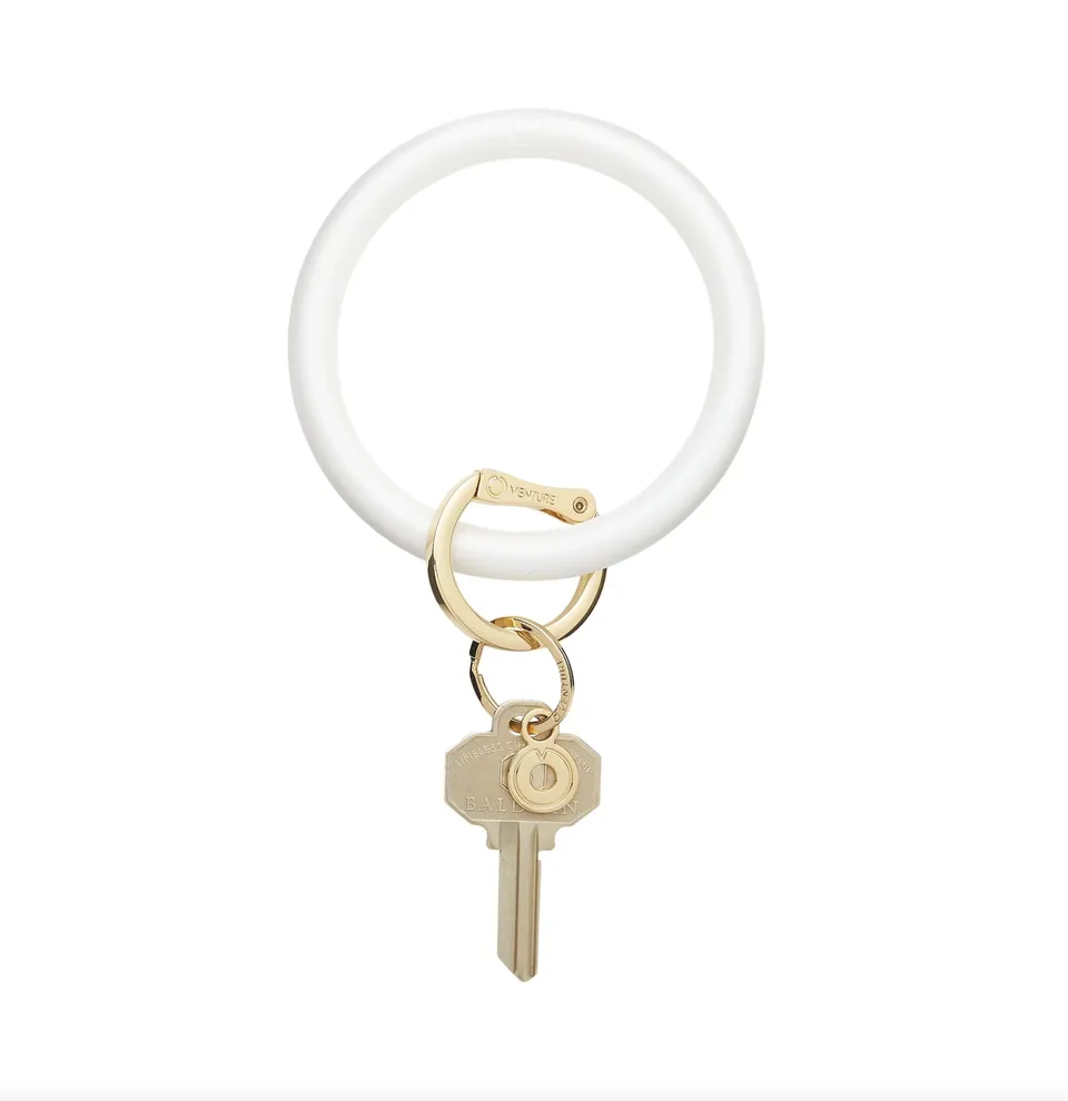 Silicone Pearlized O Ring - Marshmello
