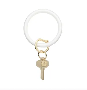 Silicone Pearlized O Ring - Marshmello