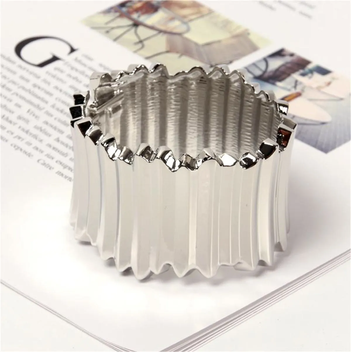 Silver-Plated Vat Bangle