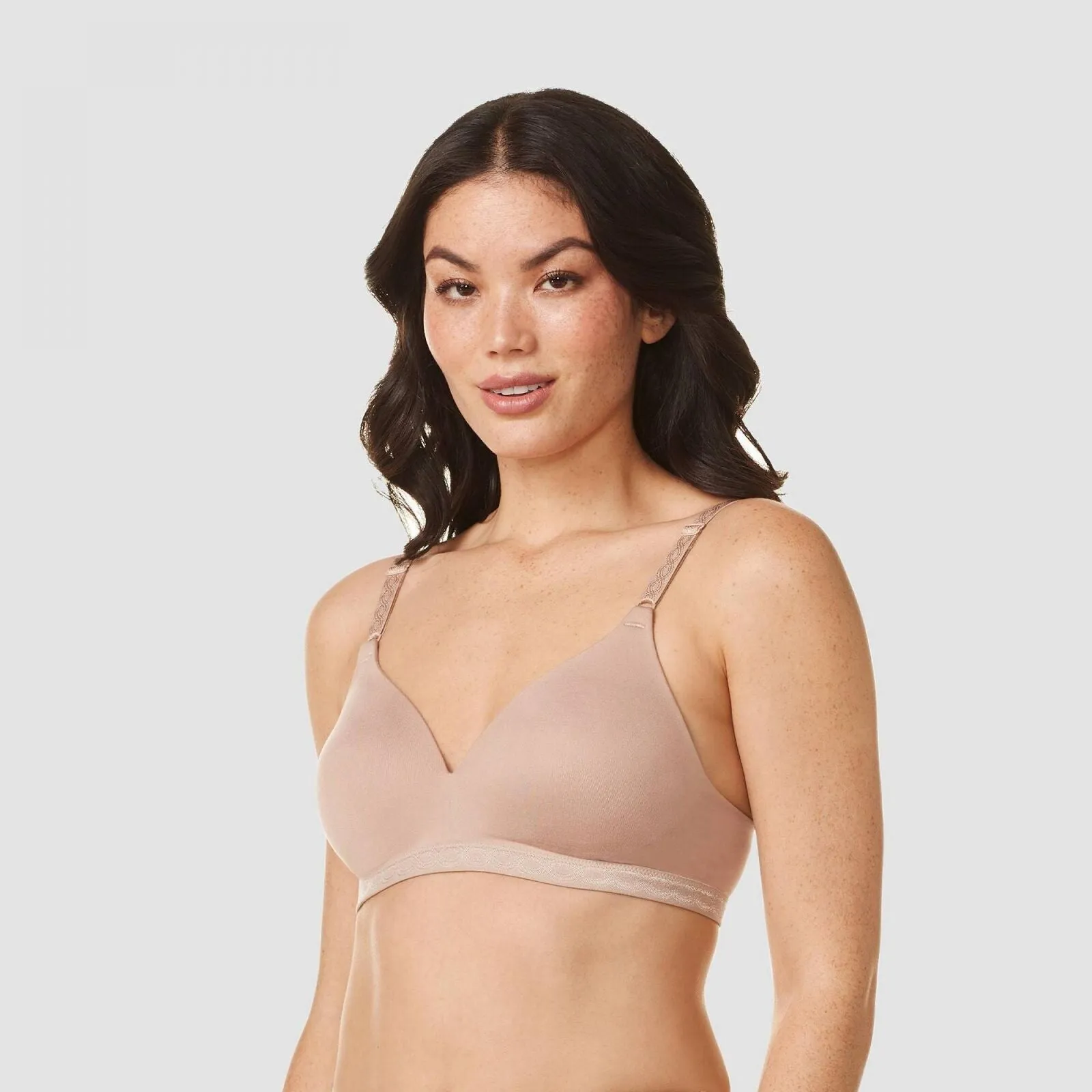 Simply Perfect by Warner's Women's Super Soft Wirefree Bra RM1691T Brown 36D