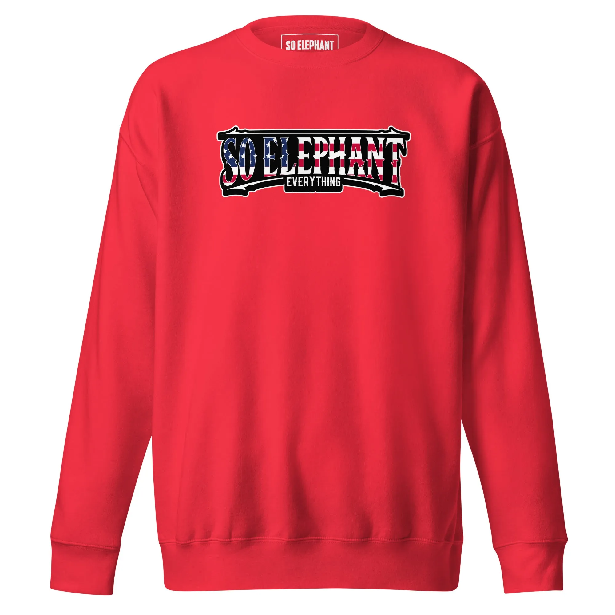 So Elephant Women's 'Stars & Stripes love' Premium Sweatshirt