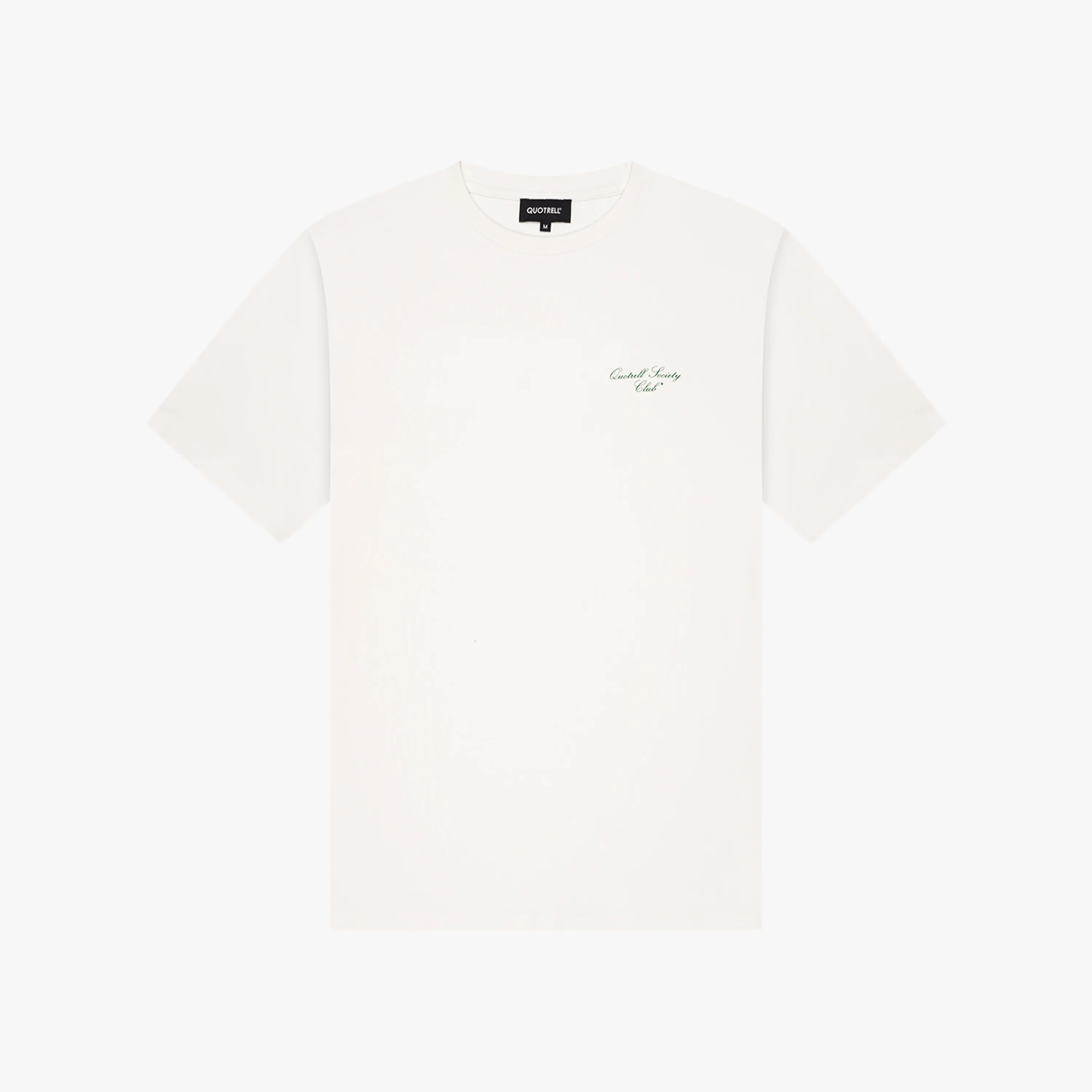 SOCIETY CLUB TEE | OFF WHITE/GREEN