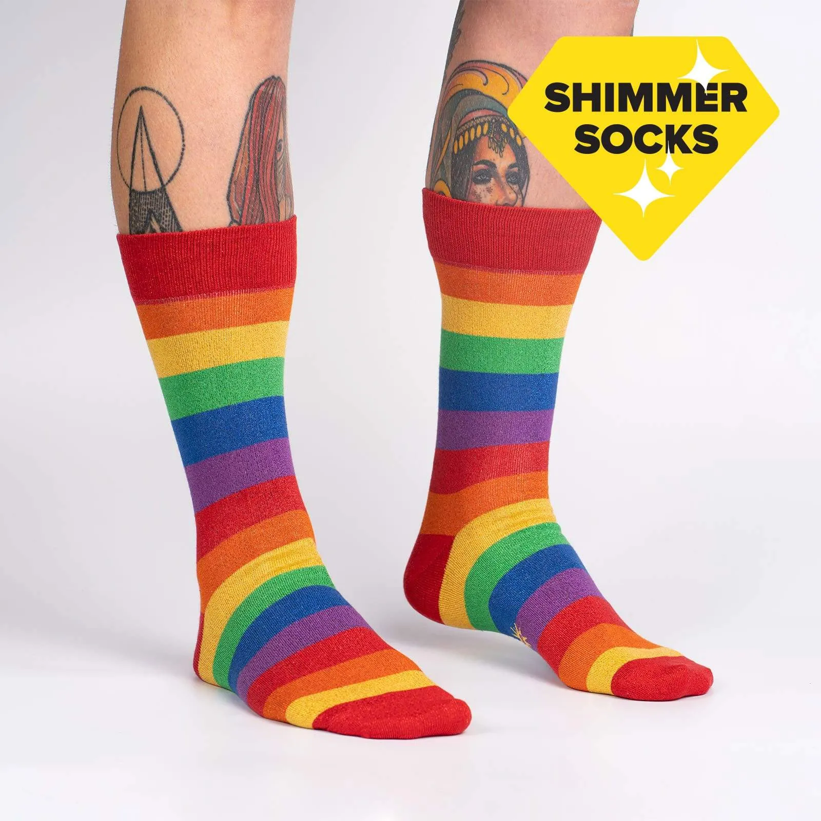 Sock it to Me March with Pride Mens Crew Socks