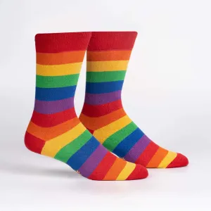 Sock it to Me March with Pride Mens Crew Socks