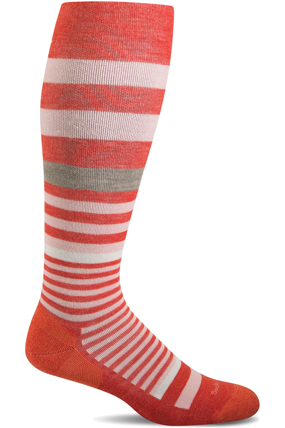 Sockwell Women's Orbital Stripe Graduated Compression Sock