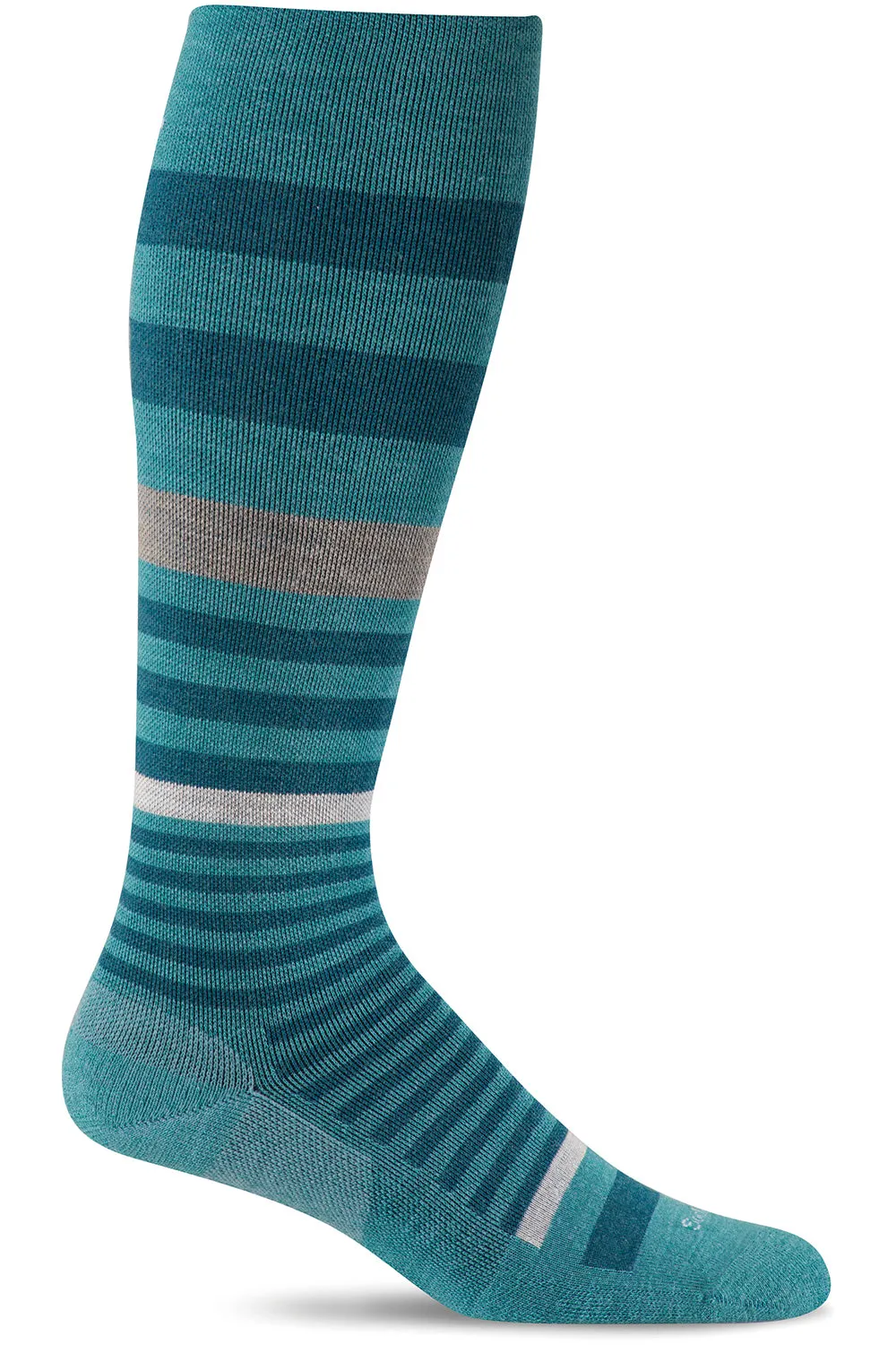 Sockwell Women's Orbital Stripe Graduated Compression Sock