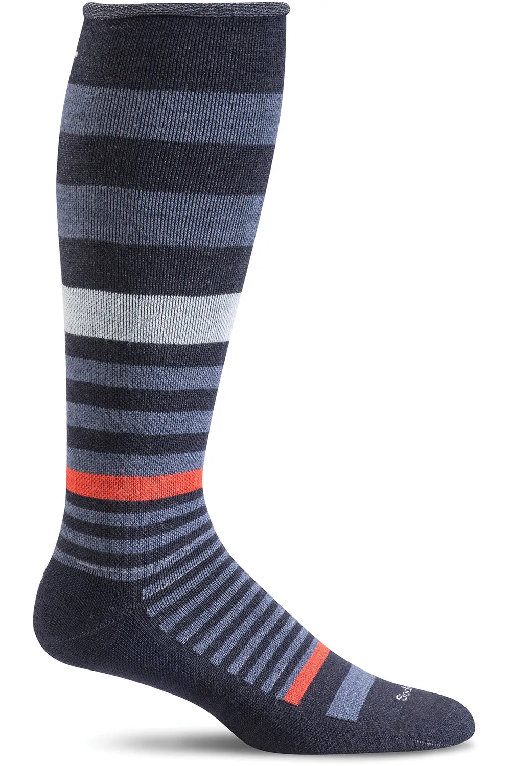 Sockwell Women's Orbital Stripe Graduated Compression Sock