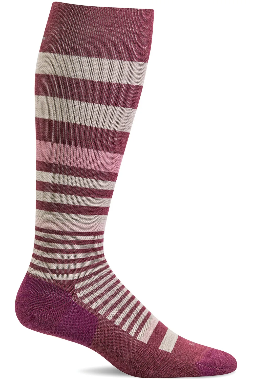 Sockwell Women's Orbital Stripe Graduated Compression Sock
