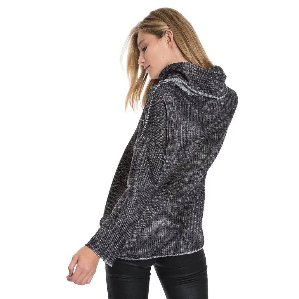 Soft Sierra Raw Seam Mock