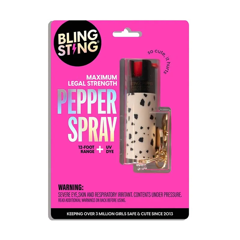 Soft Touch Pepper Spray in Cheetah