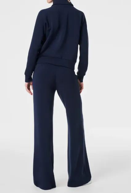Spanx Airessentials Half Zip - Timeless Navy
