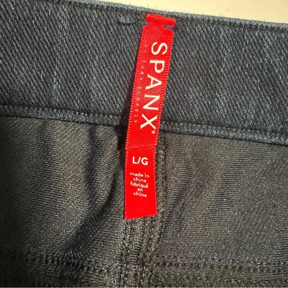 Spanx Jean-ish Ankle Leggings Twilight Rinse Sz L