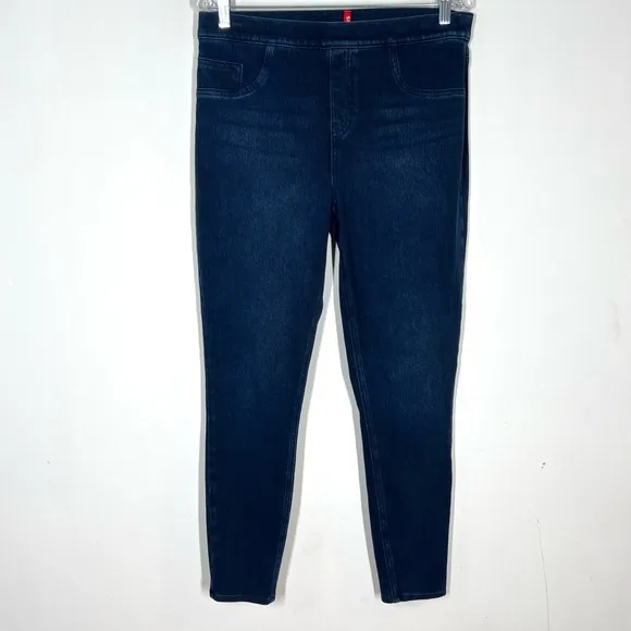 Spanx Jean-ish Ankle Leggings Twilight Rinse Sz L