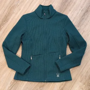 Spyder Women's Green Zip-up Jacket size M