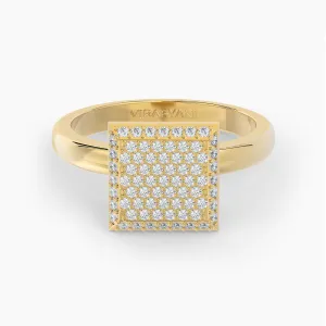Square Shaped AMoré Pavé Ring With 0.60 ct. Diamonds