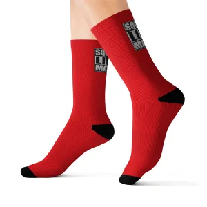 Squirrel Lives Matter Socks-Red (L)