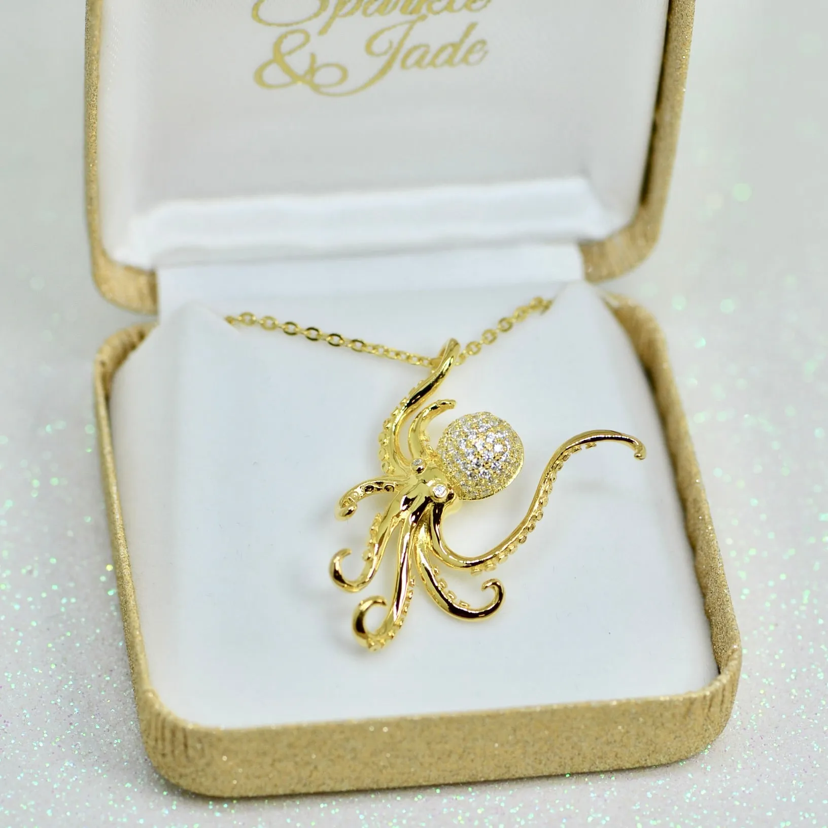 Sterling Silver Octopus Pendant by Alamea