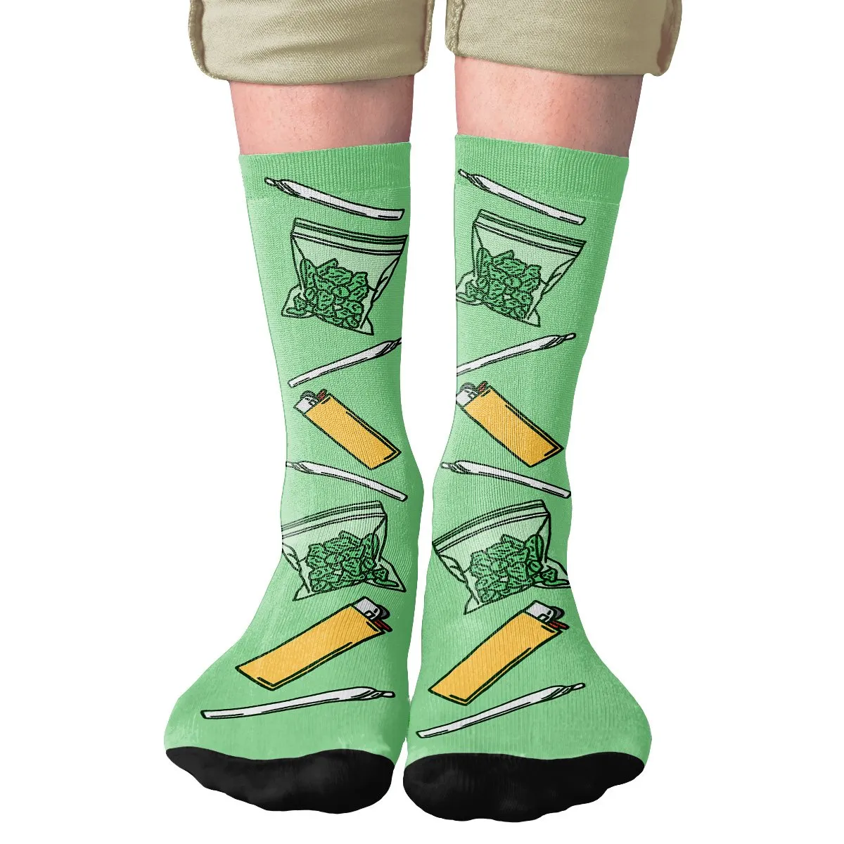 Sticky Icky Adult Crew Socks