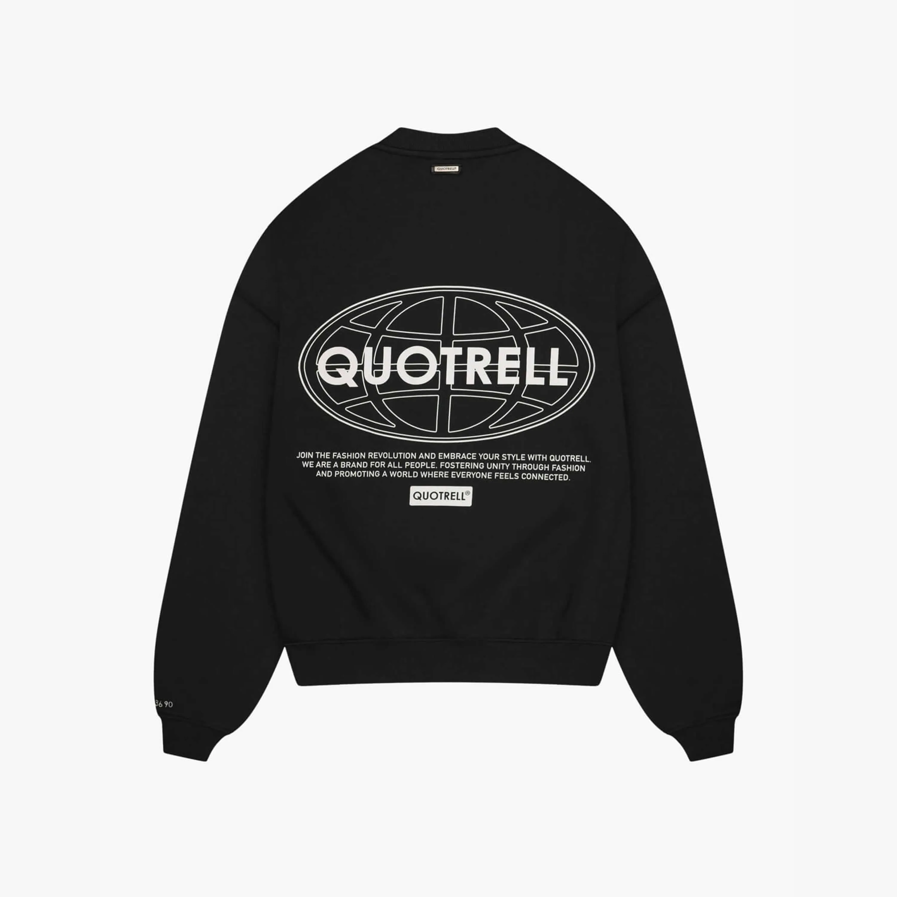 STRATIX CREWNECK | BLACK/WHITE