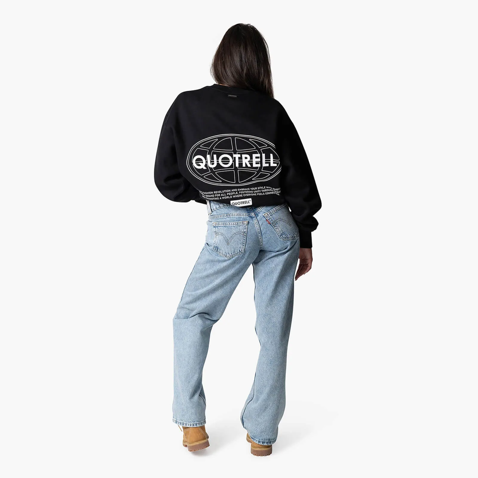 STRATIX CREWNECK | BLACK/WHITE
