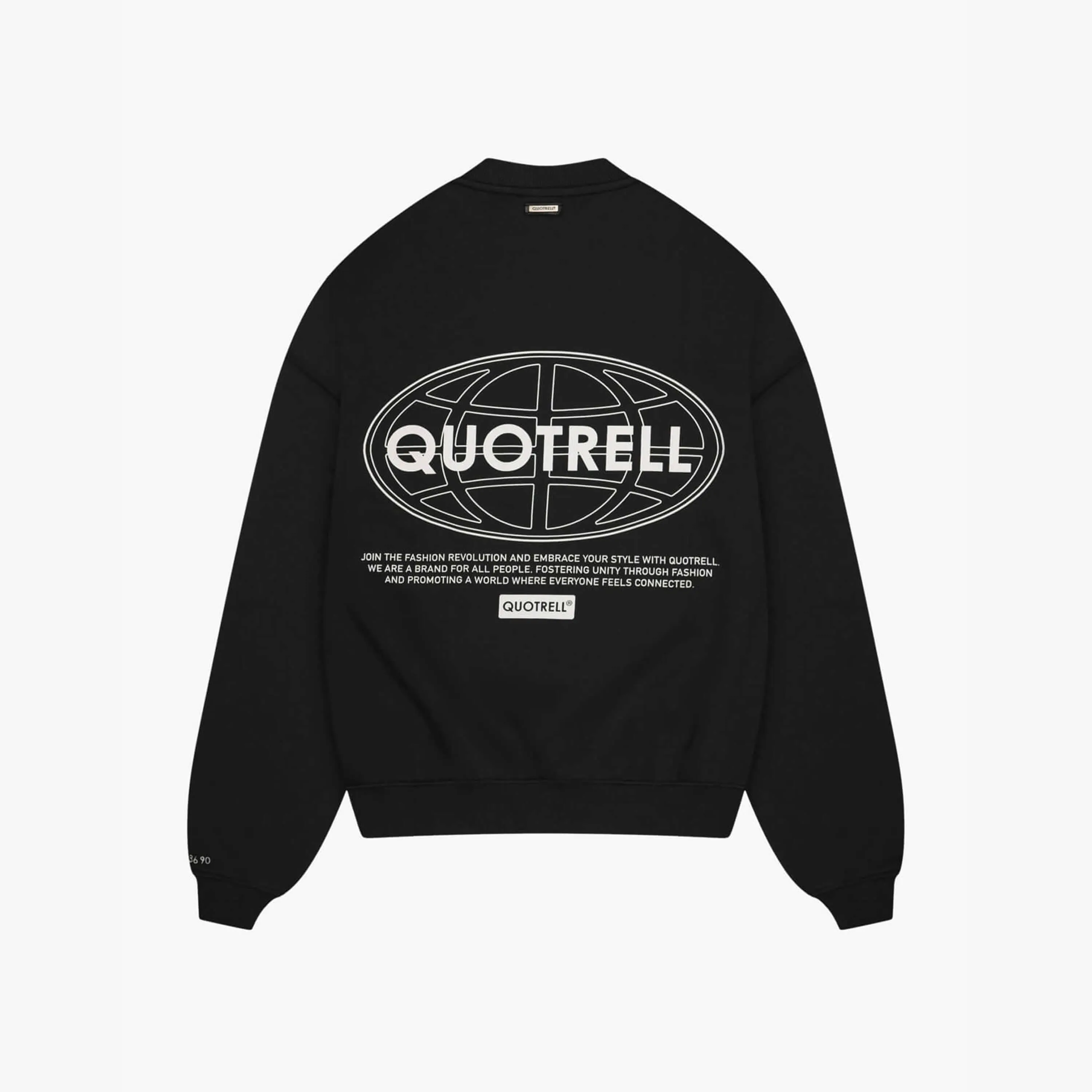 STRATIX CREWNECK | BLACK/WHITE