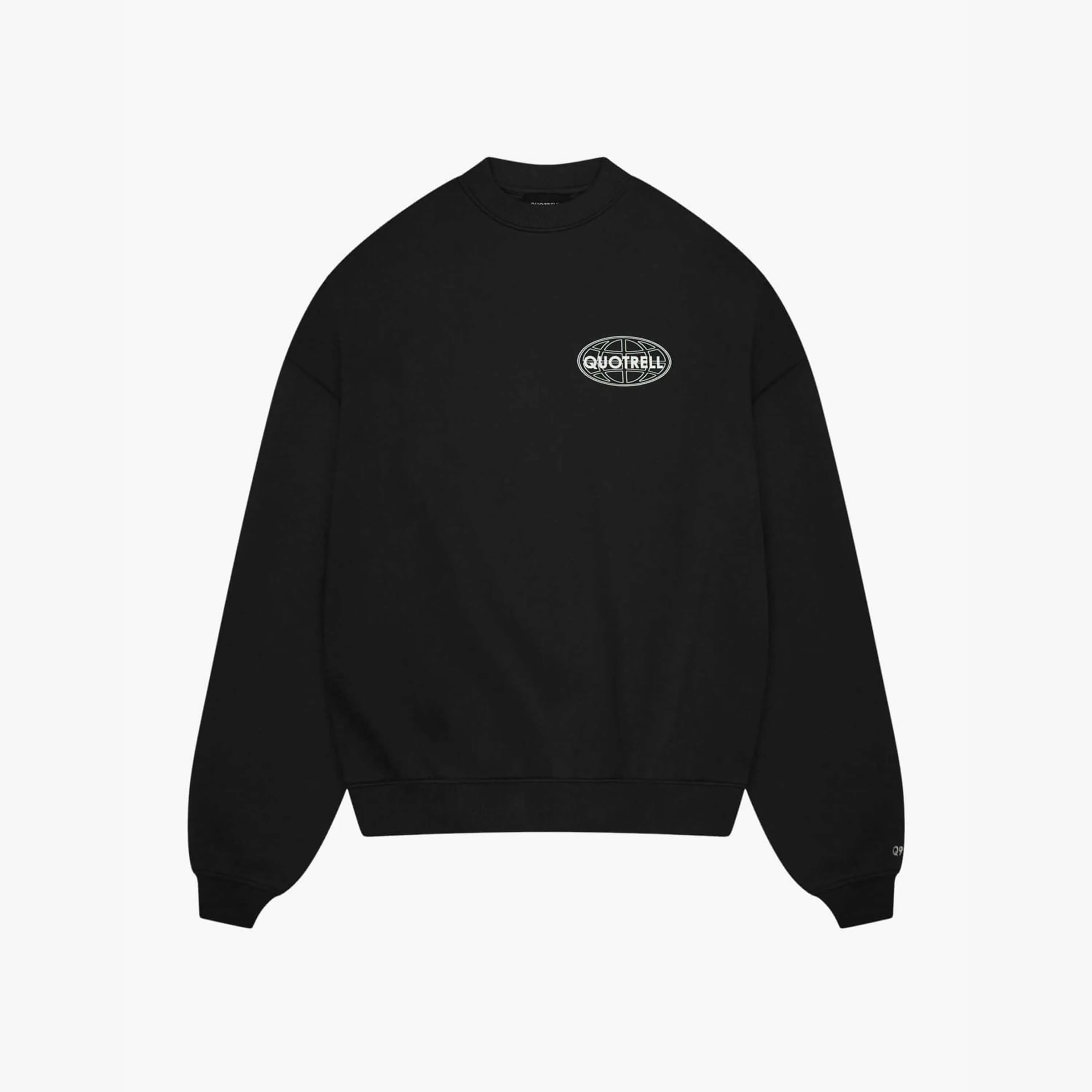 STRATIX CREWNECK | BLACK/WHITE