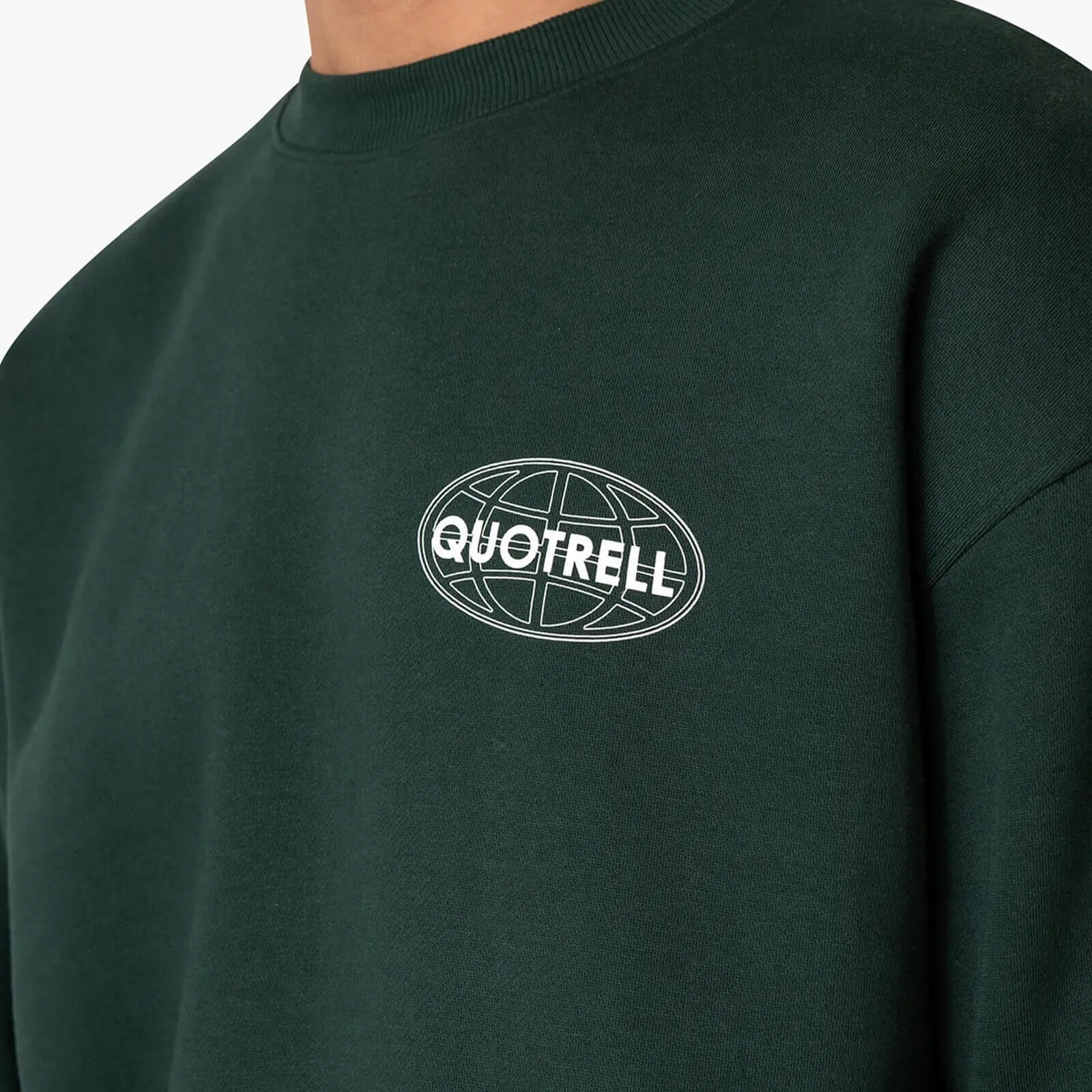 STRATIX CREWNECK | PETROL/WHITE