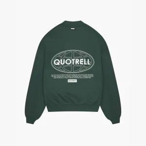 STRATIX CREWNECK | PETROL/WHITE