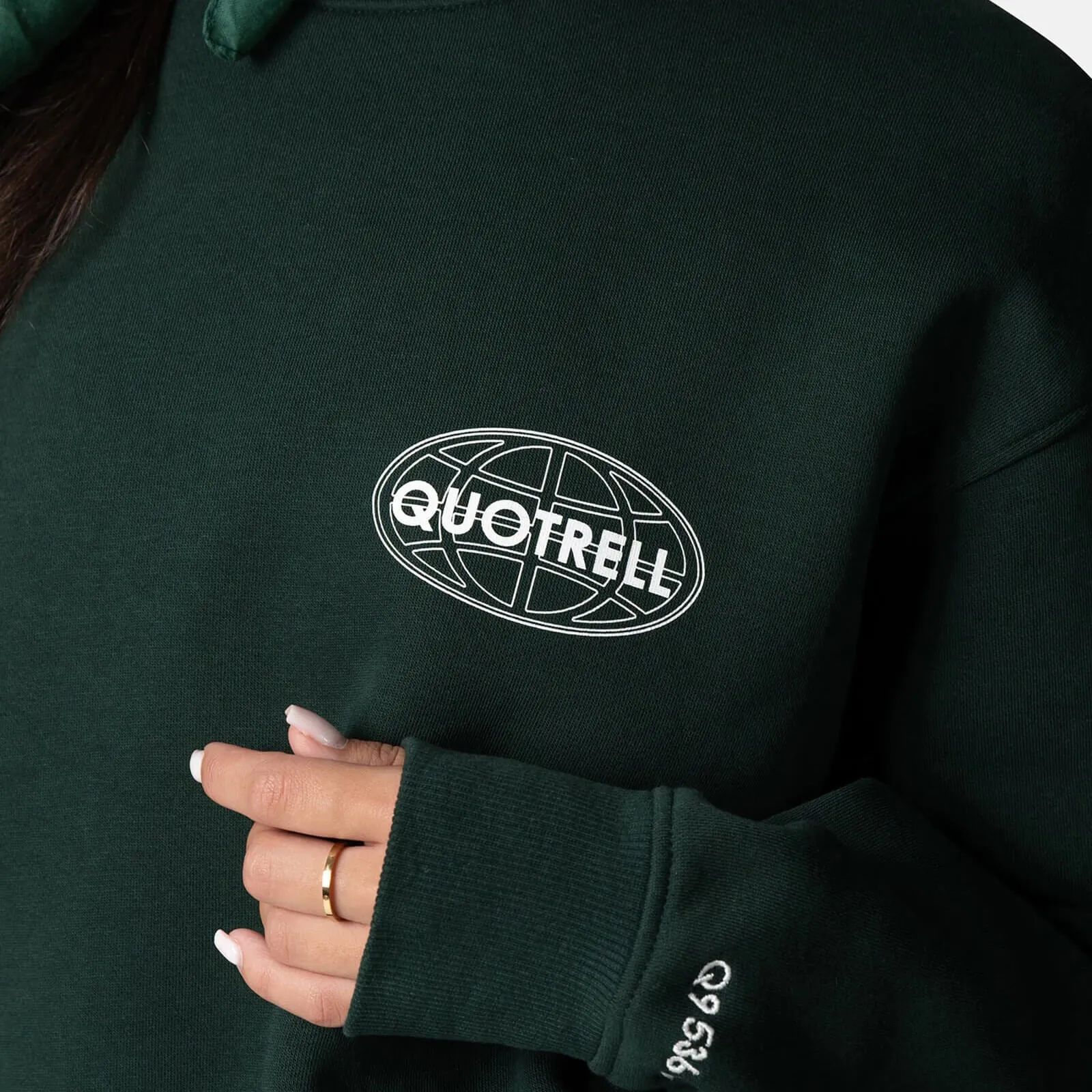 STRATIX CREWNECK | PETROL/WHITE