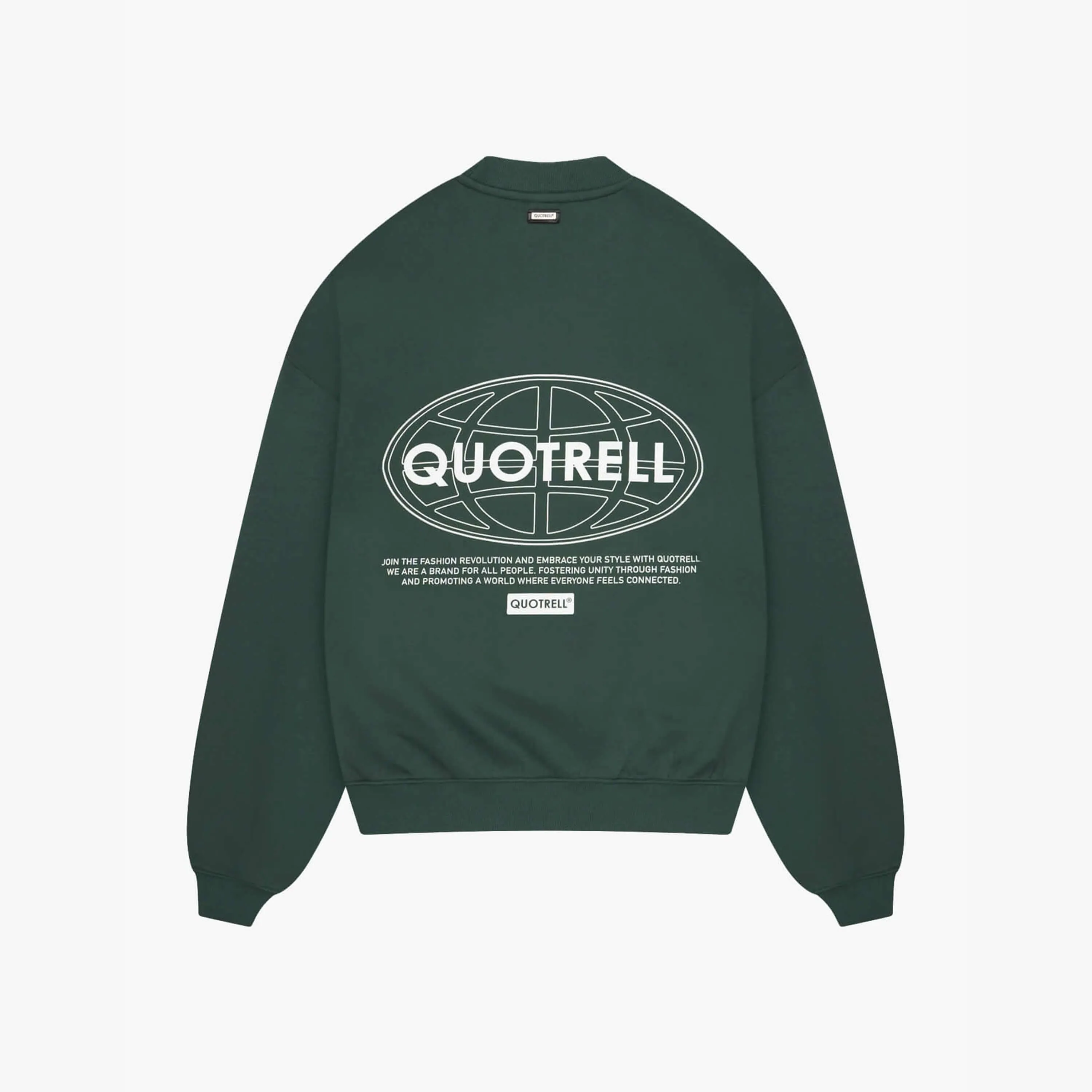 STRATIX CREWNECK | PETROL/WHITE