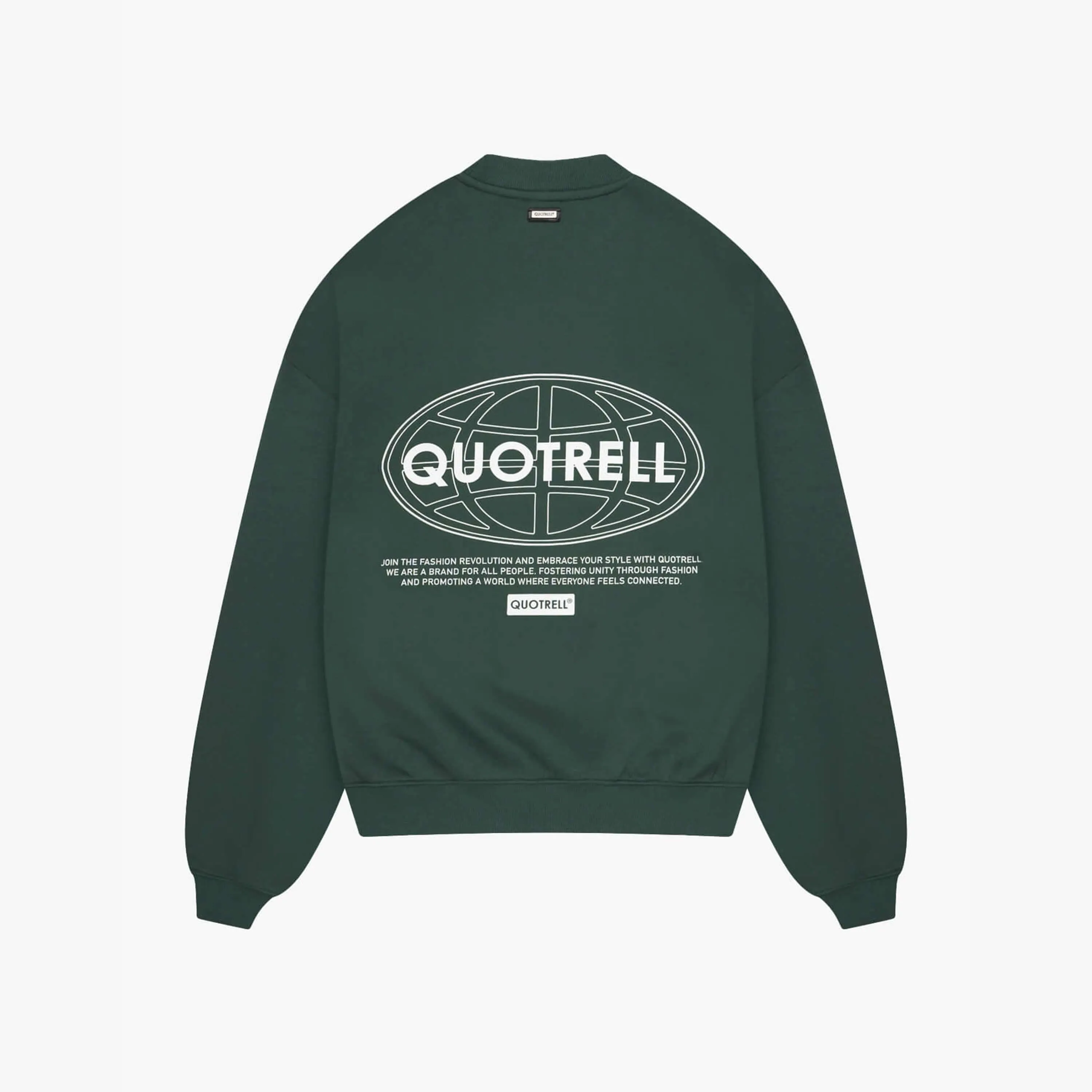 STRATIX CREWNECK | PETROL/WHITE