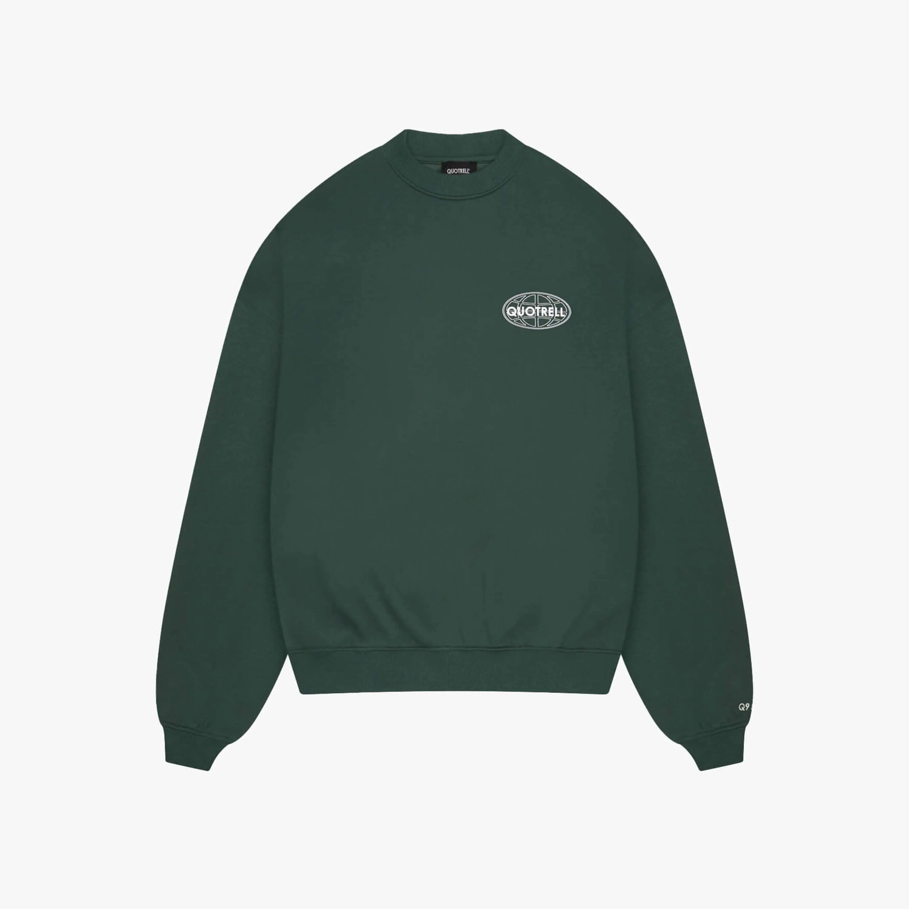 STRATIX CREWNECK | PETROL/WHITE