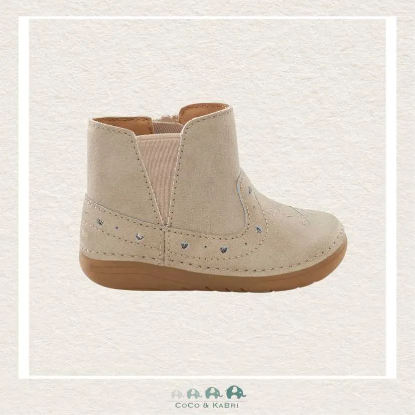 Stride Rite Baby Girls Boot - Gigi Taupe  (Z2-180)