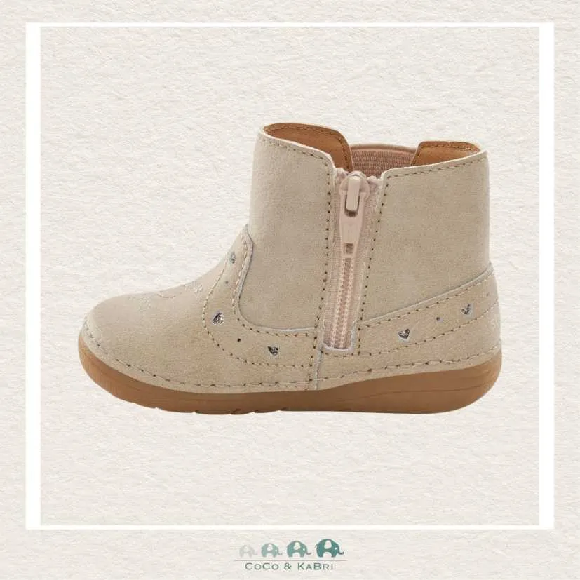 Stride Rite Baby Girls Boot - Gigi Taupe  (Z2-180)