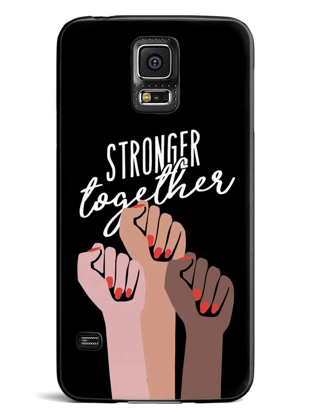 Stronger Together - Women's March Solidarity - Black Case